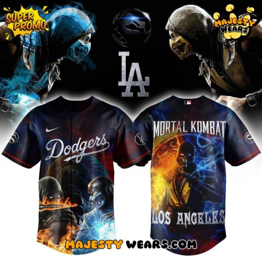 Los Angeles Dodgers x Mortal Kombat Night Limited Edition Baseball Jersey