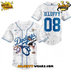 Los Angeles Dodgers x One Piece Theme Day Baseball Jersey