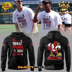 Louisville Cardinals “The Road To OMAHA 2025” Hoodie