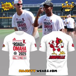 Louisville Cardinals “The Road To OMAHA 2025” Tee