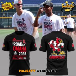 Louisville Cardinals “The Road To OMAHA 2025” Tee