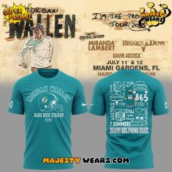 Miami Dolphins x Morgan Wallen Im The Problem Tour 2025 Special Tee
