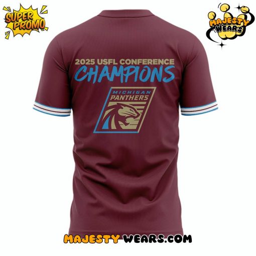 Michigan Panthers USFL Conference Champs 2025 Tee