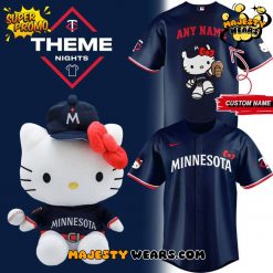 Minnesota Twins Kitty Night Custom Name & Number Jersey