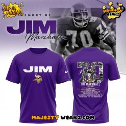 Minnesota Vikings In Memory of Jim Marshall Special Tee