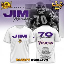 Minnesota Vikings In Memory of Jim Marshall Special Tee