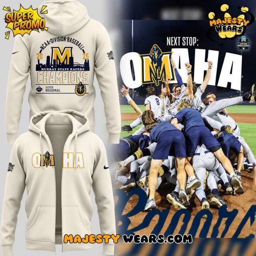 Murray State Racers 2025 Super Regional Champions Zip Hoodie