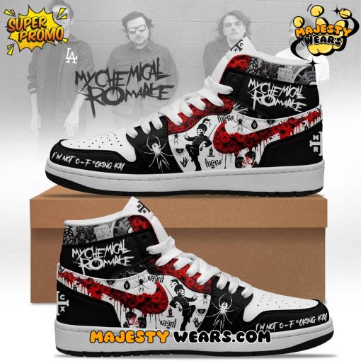 My Chemical Romance MCR 2025 Air Jordan 1 Sneakers