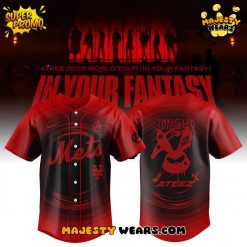 New York Mets ATEEZ  World Tour 2025 In Your Fantasy Red Jersey