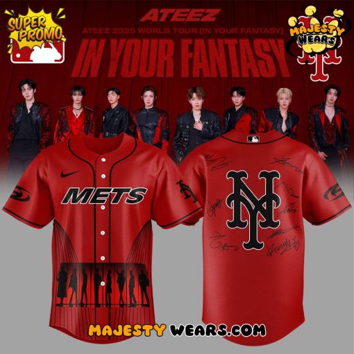 New York Mets ATEEZ World Tour Signature Limited Edition Jersey