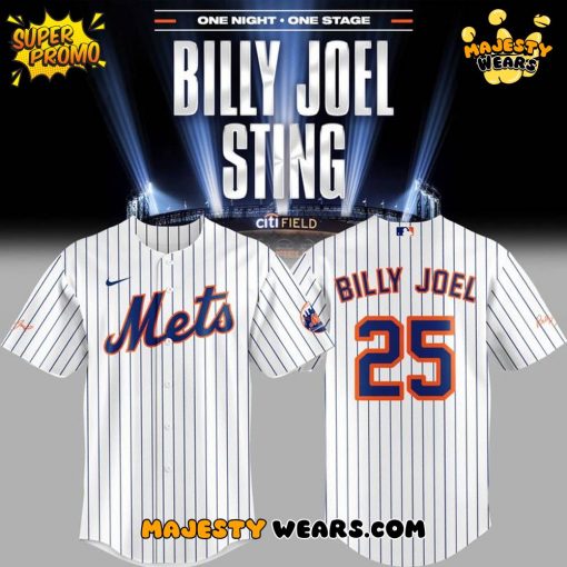 New York Mets x Billy Joel Sting Special Baseball Jersey
