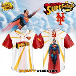 New York Mets x Superman “Man of Steel” Special Baseball Jersey