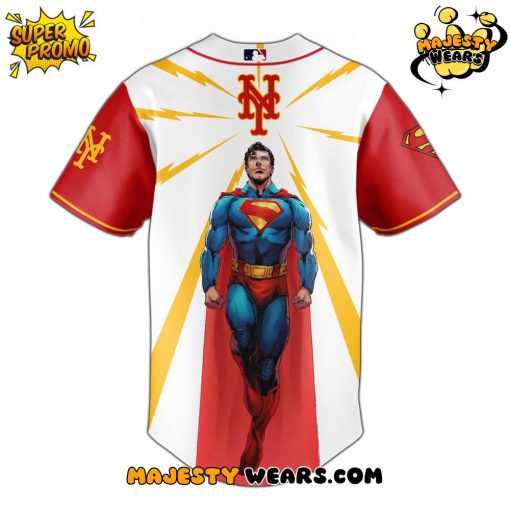 New York Mets x Superman “Man of Steel” Special Baseball Jersey