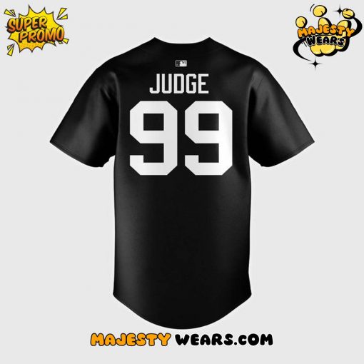 New York Yankees Aaron Judge Black Lights Out Replica Player Jersey