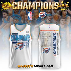 Oklahoma City Thunder 2025 NBA Champions Basketball Jersey