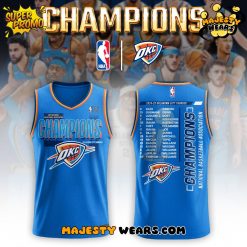 Oklahoma City Thunder 2025 NBA Champions Basketball Jersey