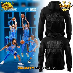 Oklahoma City Thunder Back In Black Game 7 Hoodie