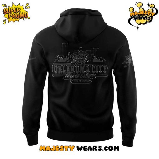 Oklahoma City Thunder Back In Black Game 7 Hoodie