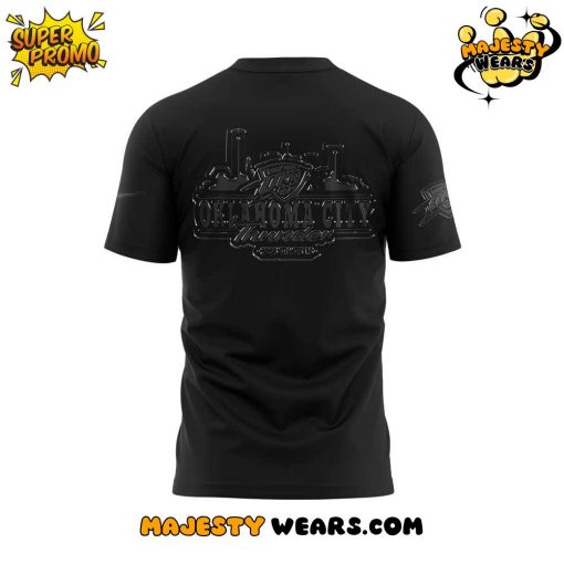 Oklahoma City Thunder Back In Black Game 7 Tee