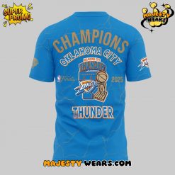 Oklahoma City Thunder NBA Champions 2025 Blue Tee