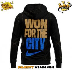 Oklahoma City Thunder NBA Champions Won For The City 2025 Black Hoodie