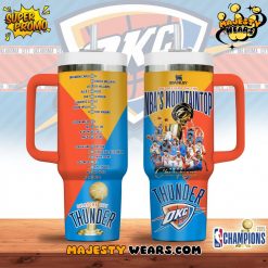Oklahoma City Thunder “NBA’s Mountaintop – Champions 2025” Stanley Tumbler