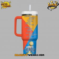 Oklahoma City Thunder “NBA’s Mountaintop – Champions 2025” Stanley Tumbler