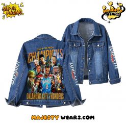 Oklahoma City Thunder National Champions Denim Jacket