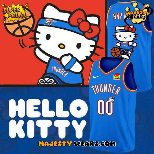 Oklahoma City Thunder Sweet Style Kitty Charm Jersey – Limited Edition
