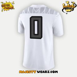 Oregon Ducks Mens Game White Football Jersey
