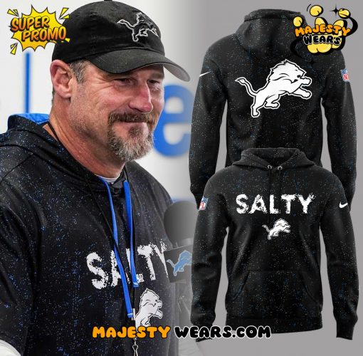 Detroit Lions “SALTY” Special Black Hoodie