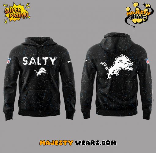 Detroit Lions “SALTY” Special Black Hoodie