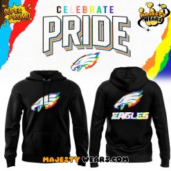 Philadelphia Eagles  x Pride Month Special Edition Black Hoodie
