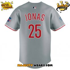 Philadelphia Phillies x Jonas Brothers JONAS20 Living The Dream Tour Jersey