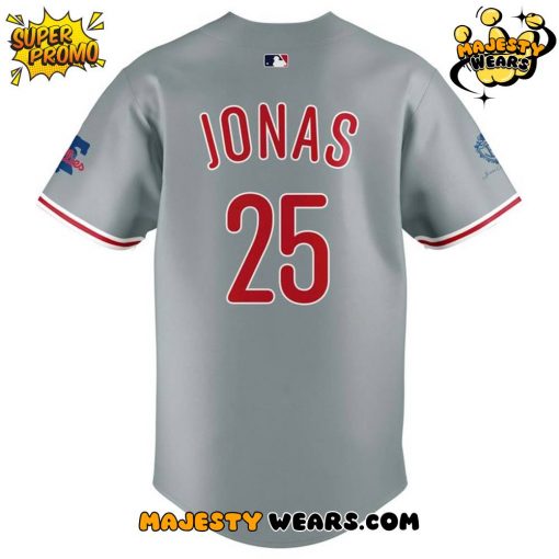 Philadelphia Phillies x Jonas Brothers JONAS20 Living The Dream Tour Jersey