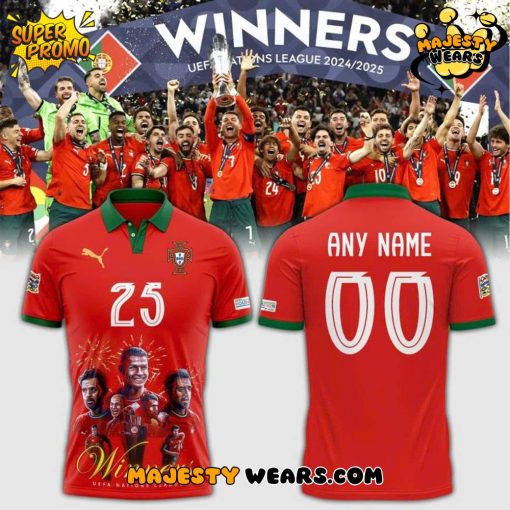 Portugal UEFA Nations League Champions 2025 Special Edition Polo Shirt