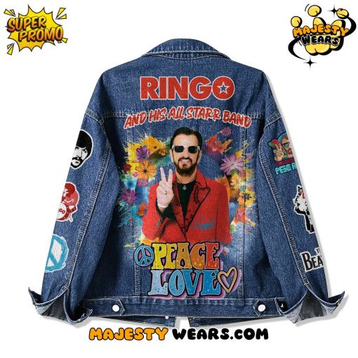 Ringo Starr “PEACE LOVE” 2025 Limited Edition Denim Jacket