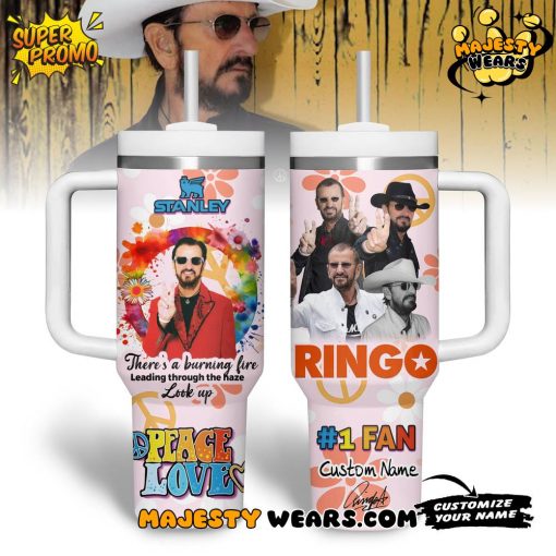 Ringo Starr “PEACE LOVE” 2025 Stanley Tumbler
