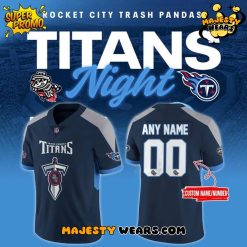 Rocket City Trash Panda x Tennessee Titans Night Football Jersey