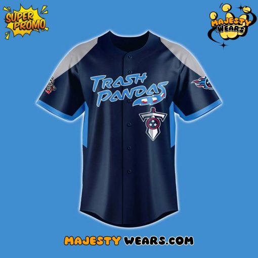 Rocket City Trash Panda x Tennessee Titans Night Jersey