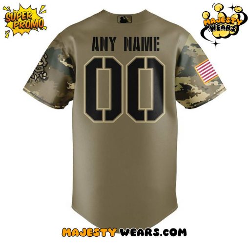 Rocket City Trash Pandas Military Appreciation Night 2025 Baseball Jersey