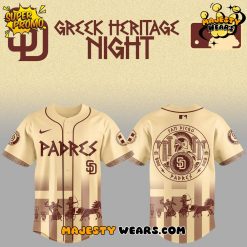 San Diego Padres x Greek Heritage Night 2025 Special Baseball Jersey