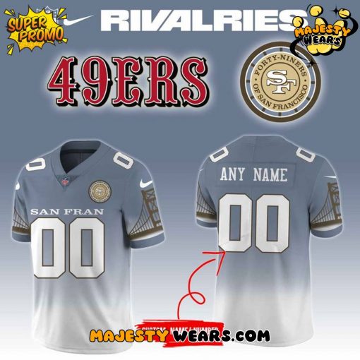 San Francisco 49ers 2025 Personalized Football Jersey