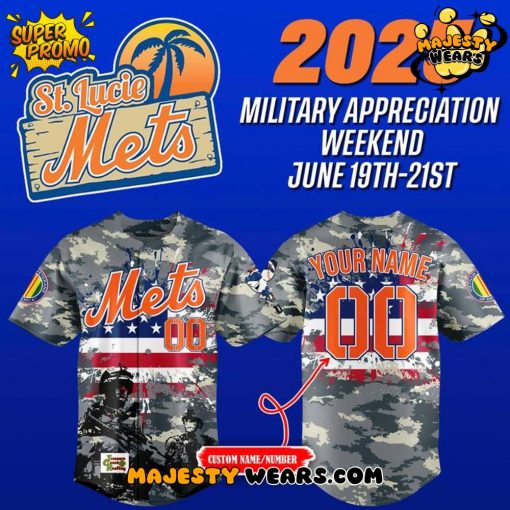 St. Lucie Mets x Military Appreciation Weekend 2025 Jersey