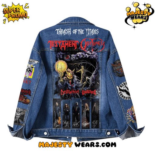 Testament Obituary Tour 2025 Limited Edition Denim Jacket