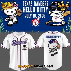 Texas Rangers Baseball Jersey  Hello Kitty Night For Fans