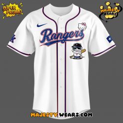 Texas Rangers Baseball Jersey  Hello Kitty Night For Fans