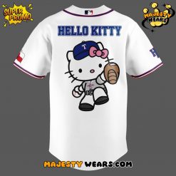 Texas Rangers Baseball Jersey Hello Kitty Night For Fans