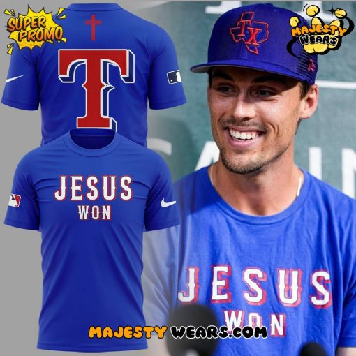 Texas Rangers x JESUS WON Special Tee