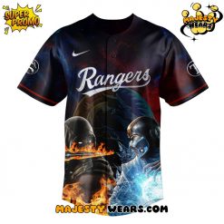 Texas Rangers x Mortal Kombat Night Limited Edition Baseball Jersey